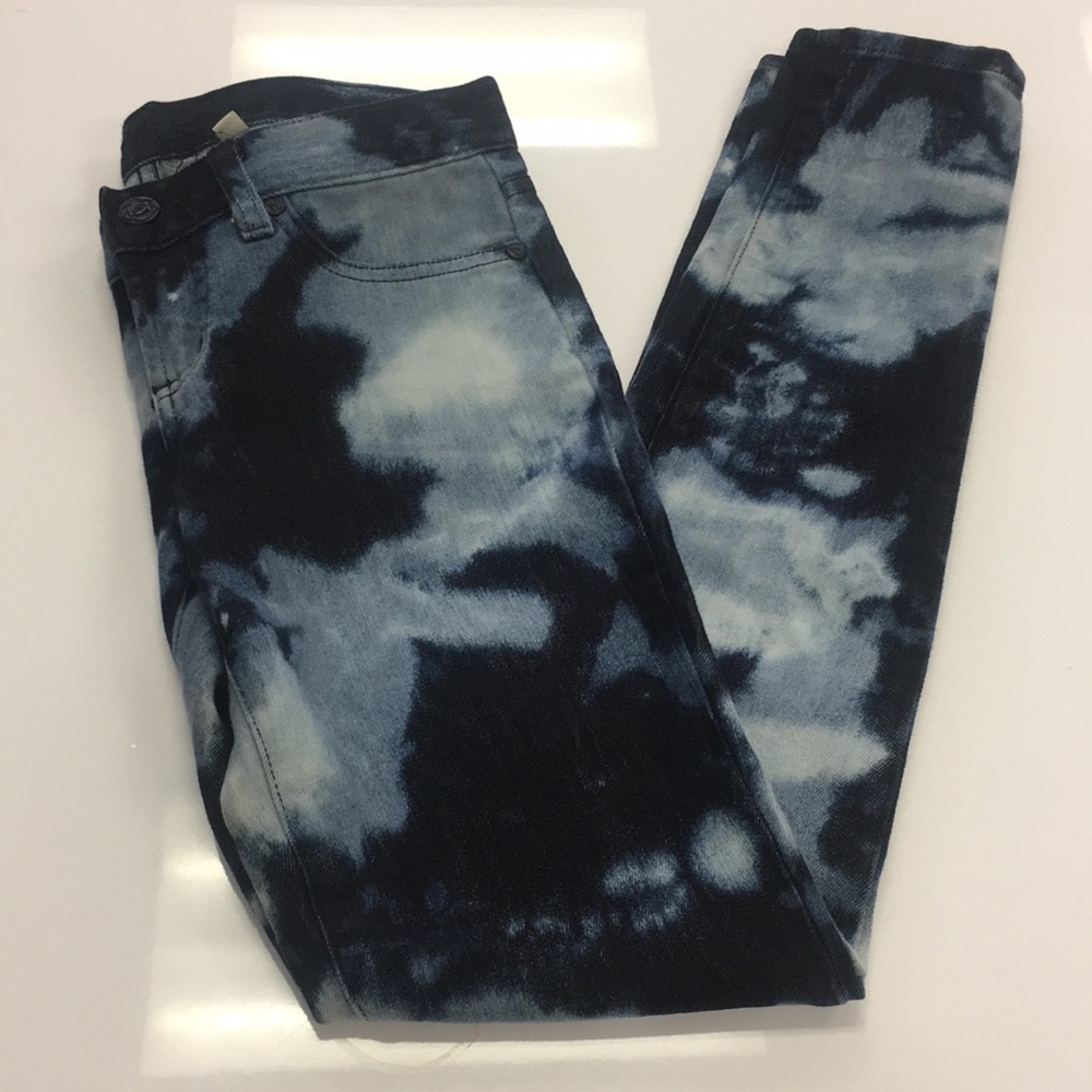 BEBE JEANS ACID WASH SKINNY JEANS SIZE 25